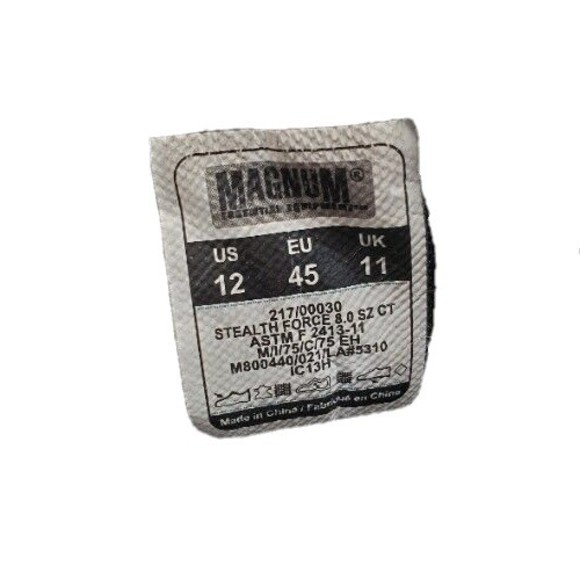 Magnum Stealth Force 8.0 Military Combat Tactical Boots Men's Size 12 ASTM 2413 - Picture 2 of 13